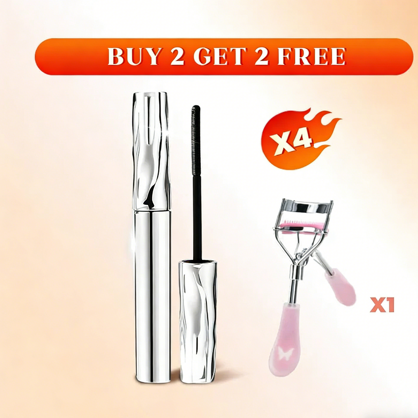 ⏳LAST DAY BUY 1 GET 1 FREE!!💞50K+ SOLD!👁️✨ All-Day Beautiful Lashes, Smudge-Proof! Waterproof Fiber Mascara for Natural Volume. 💖💃