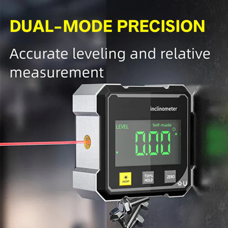 ๐ข๐ง HOT SALE 49% OFF ๐ฅ4-Side Magnetic Digital Angle Gauge with Laser