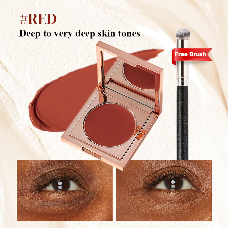 ✨ 50% OFF | Colour-Correcting Under-Eye Concealer – 4 Shades + Free Brush