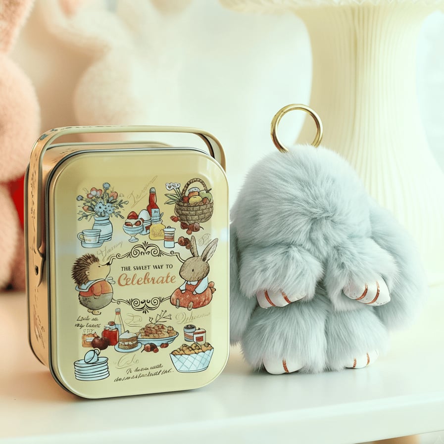 🏆2026 Hot Sale 50% OFF🐰 Handmade Soft Bunny PomPom Charms