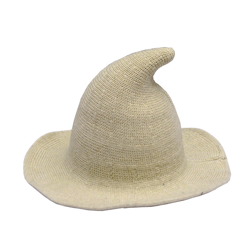 🔥Last Day 49% OFF👻Women Gothic Knitting Black Wizard Hat