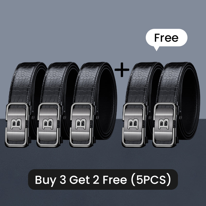 🔥Hot Sale🔥Men's Crocodile-Patterned Automatic Buckle Belt(50% OFF)