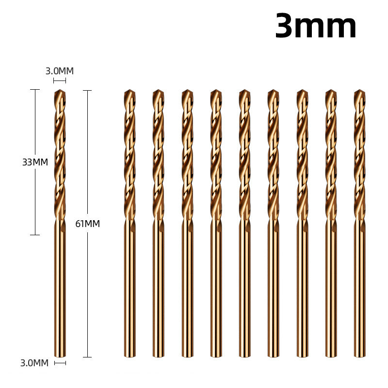 🔩 50% OFF NOW! ✨ Twist Drill Bits for Stainless Steel - Titanium Coated & Split Point Design for Precision Drilling in Metal & Wood 🛠️⚡
