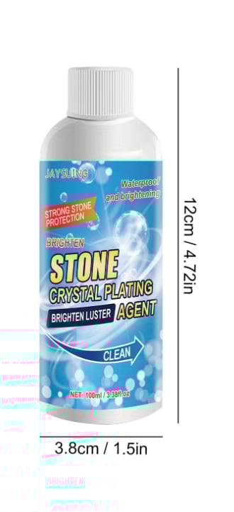 Stone stain remover (effective removal of oxidation, rust and stains)