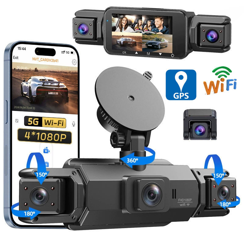 🔥New Arrival 2025🔥4-Channel HD Dash Cam with Night Vision