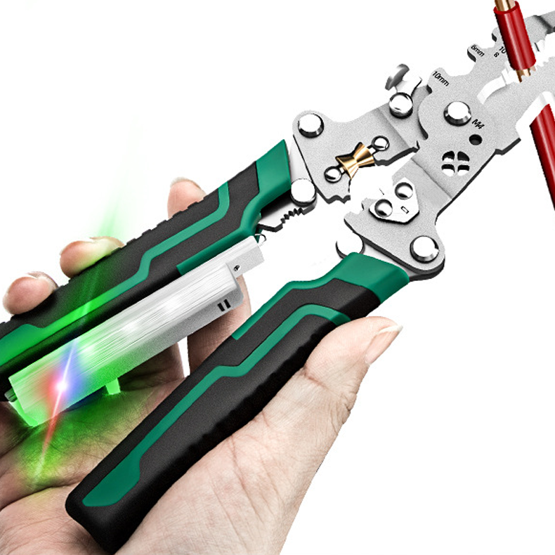 💥Hot Sale For 50% 0FF💥Multifunctional Foldable Wire Stripping Scissors with Electrical Test⚡️✂️