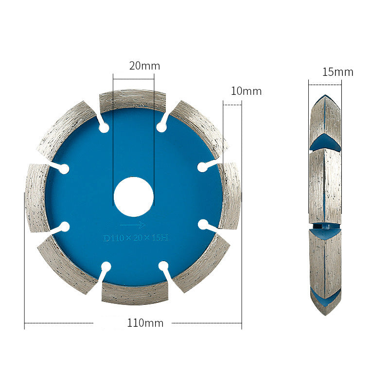 V-Shape Thickened Diamond Cutting Blade
