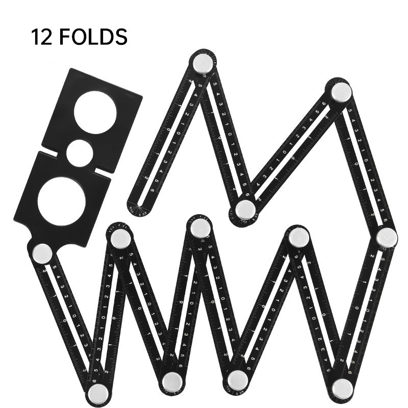 🔥HOT SALE 50%OFF🔥Multi Angle Foldable Measuring Ruler with Holes Positioning