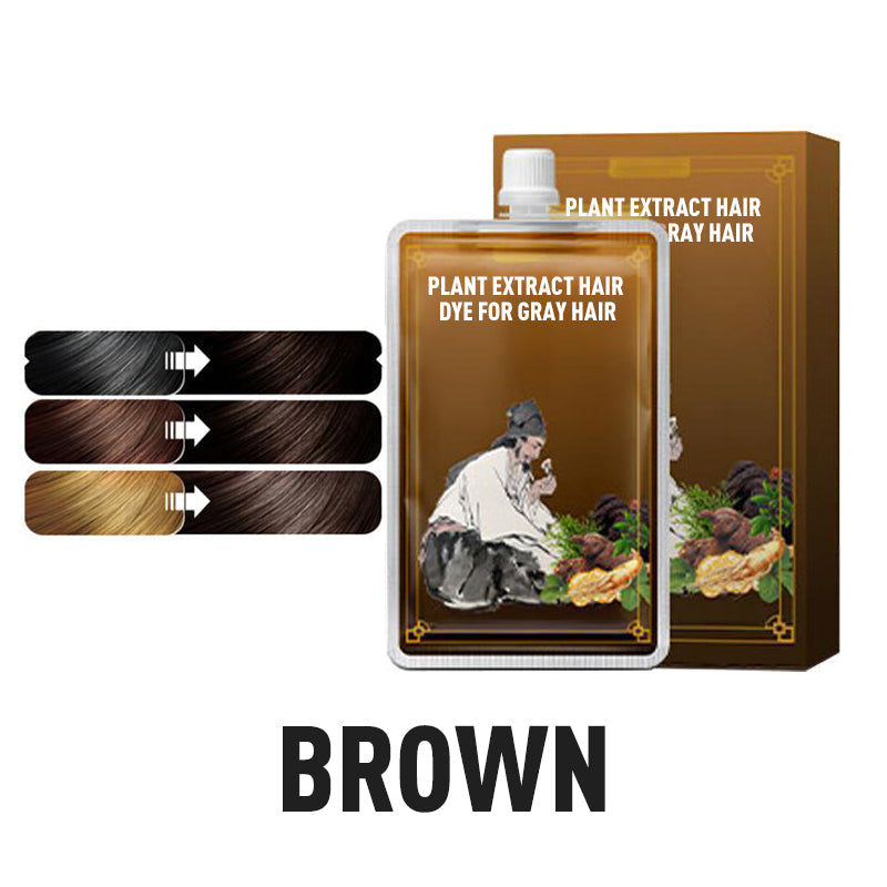 Plant Extract Hair Dye for Gray Hair