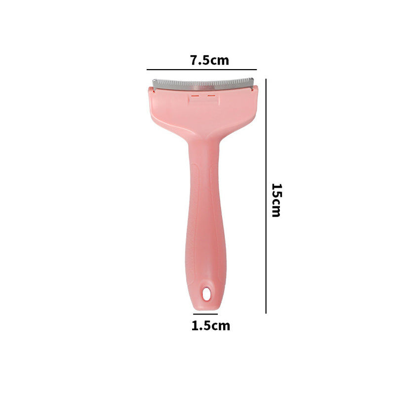 🐾 LIMITED-TIME 50% OFF! ✨ Pet Hair Removal Comb – Stainless Steel, Skin-Safe, Ergonomic 🌿