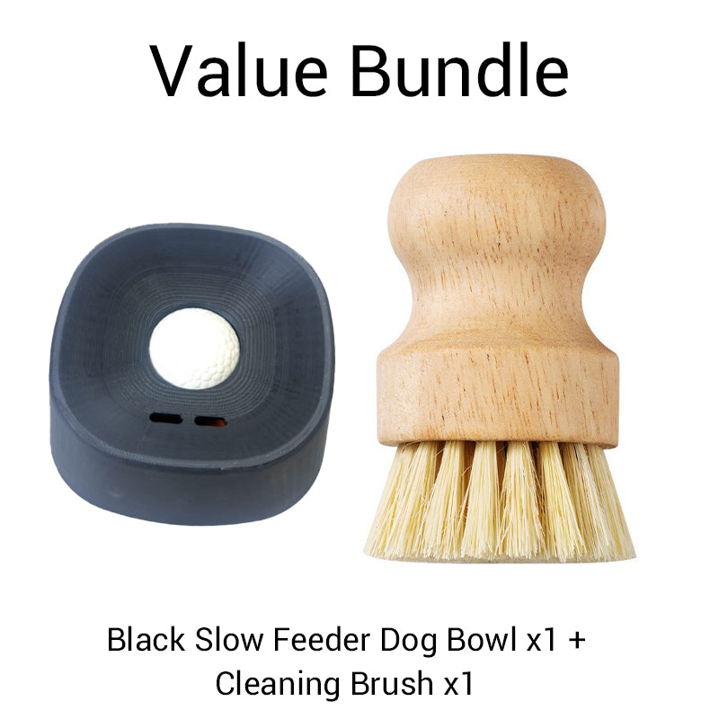 Rolling Ball Slow Feeder Dog Bowl