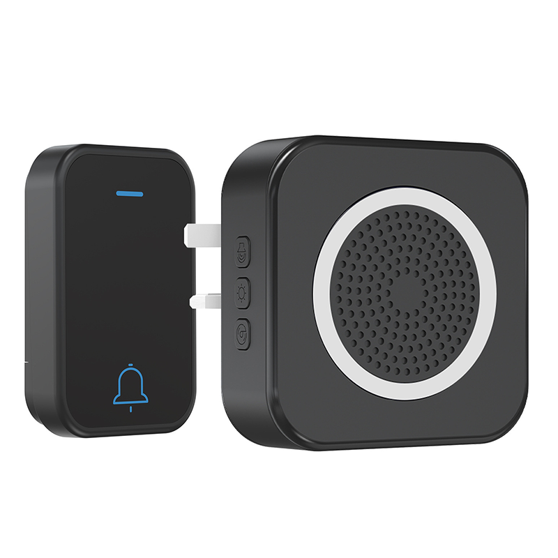 Long-Range Wireless Doorbell with LED Flash