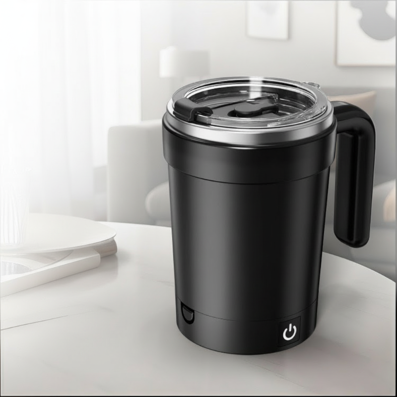 Smart Temperature Display Self-Stirring Mug