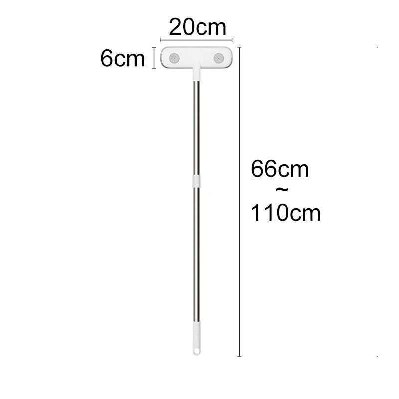 Cleaning Brush with Telescopic Rod for Window Screens