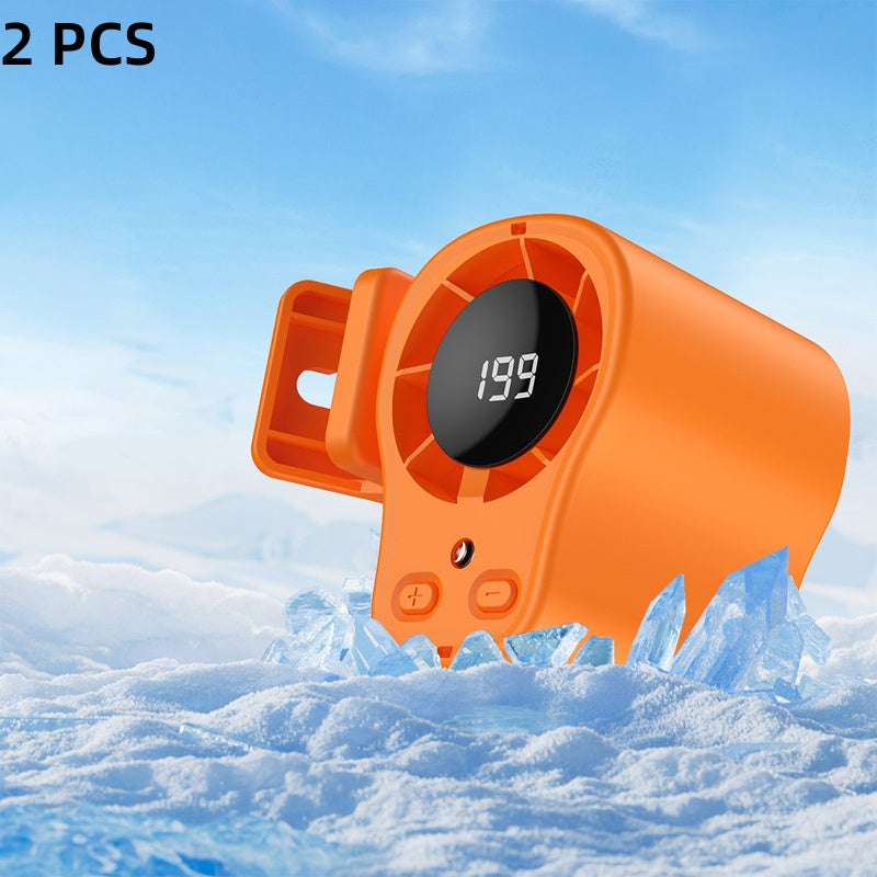 🌀Summer Hot Sale - ONLY £11.99!!💨50K+ SOLD!🚙Hands-Free Personal Cooling Fan with LED Display❄️🌬️