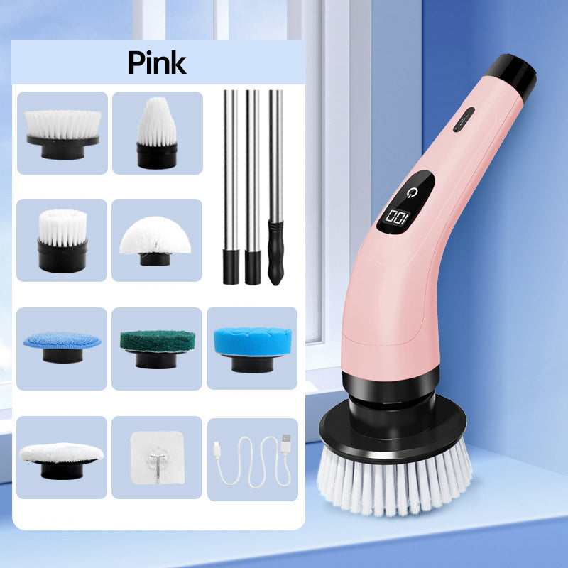 ⏳🔥LIMITED-TIME 50% OFF! ⏰🧹 8‑in‑1 Electric Cleaning Brush Set 🏠