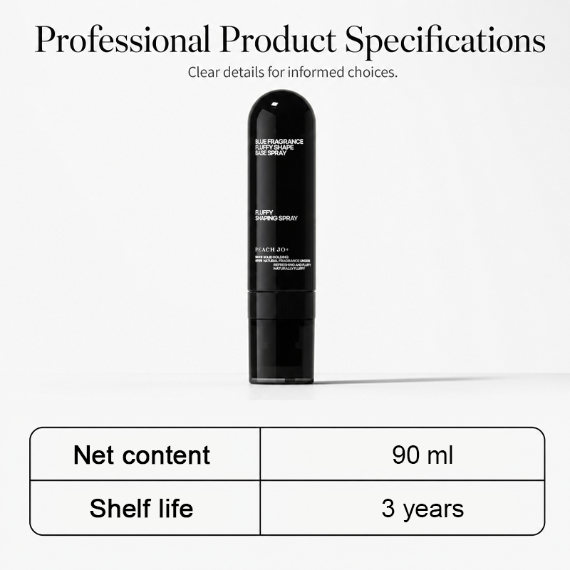 Fluffy Hair Shaping Spray Long Lasting Volumizing Mist with Peach Fragrance