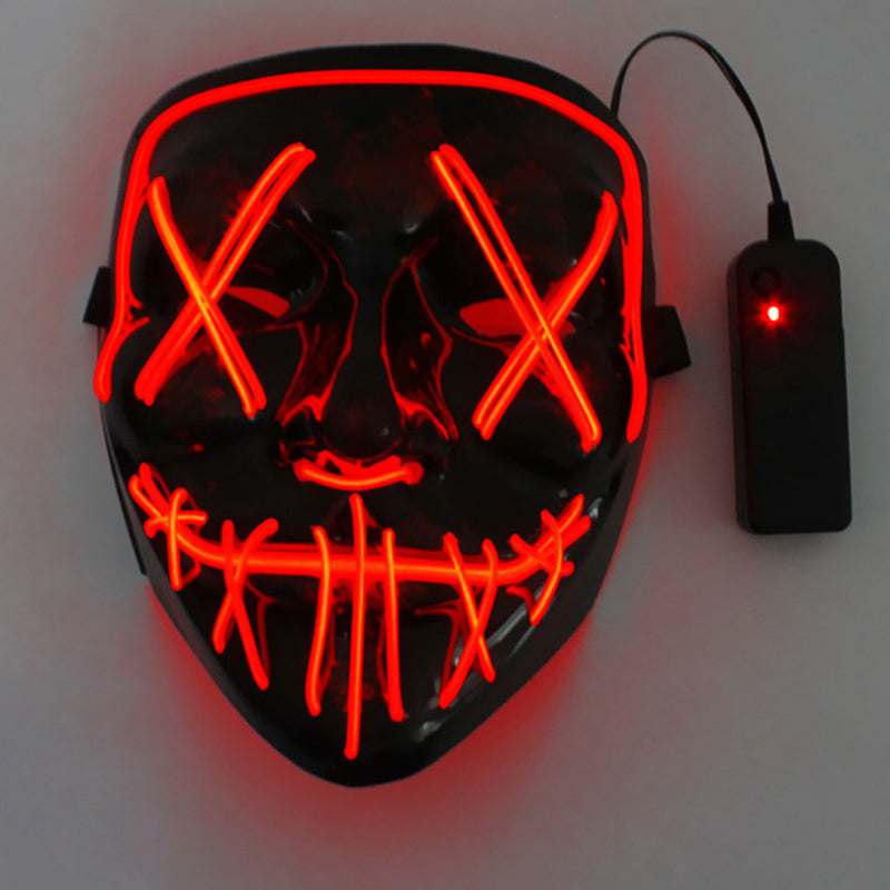 ⏳Kun for en kort tid – 50% RABATT ⏰Halloween LED-lysmasker