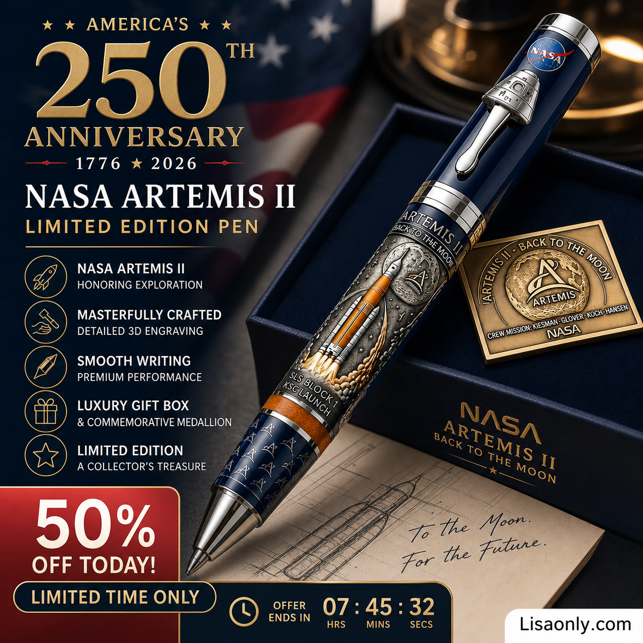 š„Only 2,500 Exist. Yours Could Be #1.š„250th U.S. Anniversary Pen