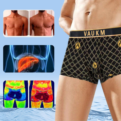 Magnetic Therapy for Men Temperature Sensitive Underwear Made of Technical Cotton