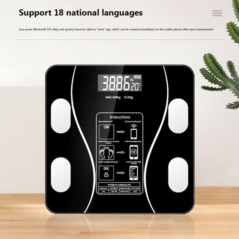 🥳2026 HOT SALE🥳💞50K+ SOLD!👵❤️ 50% OFF! Smart Body Fat Scale – Know your numbers, track your health! Measures weight & body fat easily. Large display, auto-on. Your wellness companion. 🩺📊