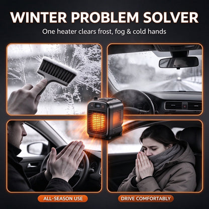 🔥Limited Time Promotion 50% OFF🔥2-in-1 Portable Car Heater and Windshield Defroster