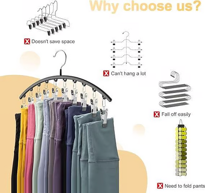 👗 Clothing Organizer Hangers – Store More Clothes Without Taking Up Closet Space