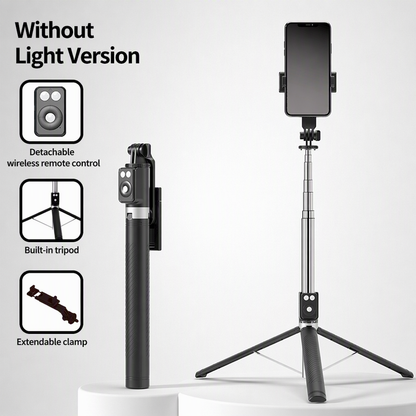⏳Time-Limited Special⏰180cm Smart Face-Tracking PTZ Selfie Stick – 360° Auto Follow Phone Tripod with Fill Light, 4-Axis Anti-Shake for Live Streaming & Video Shooting