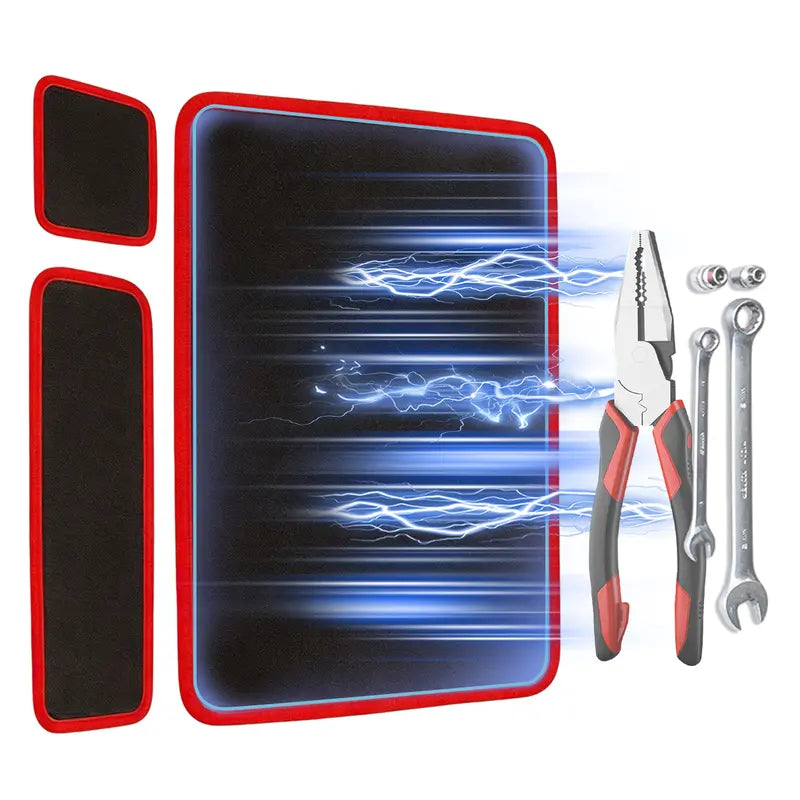 🔥50% OFF!🛠️ Boost your work efficiency, never struggle to find tools again-Powerful Magnetic Tool Holder Mat
