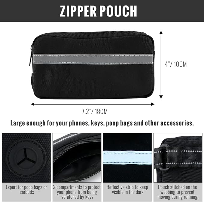 🔥Mother's Day Sale 49% OFF-Hands Free Dog Leash with Zipper Pouch