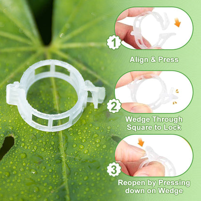 🥳2026 HOT SALE🥳💞100K+ SOLD!✨ 💝Secured Plastic Plant Clips