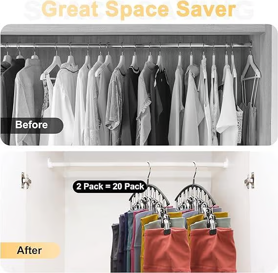 👗 Clothing Organizer Hangers – Store More Clothes Without Taking Up Closet Space