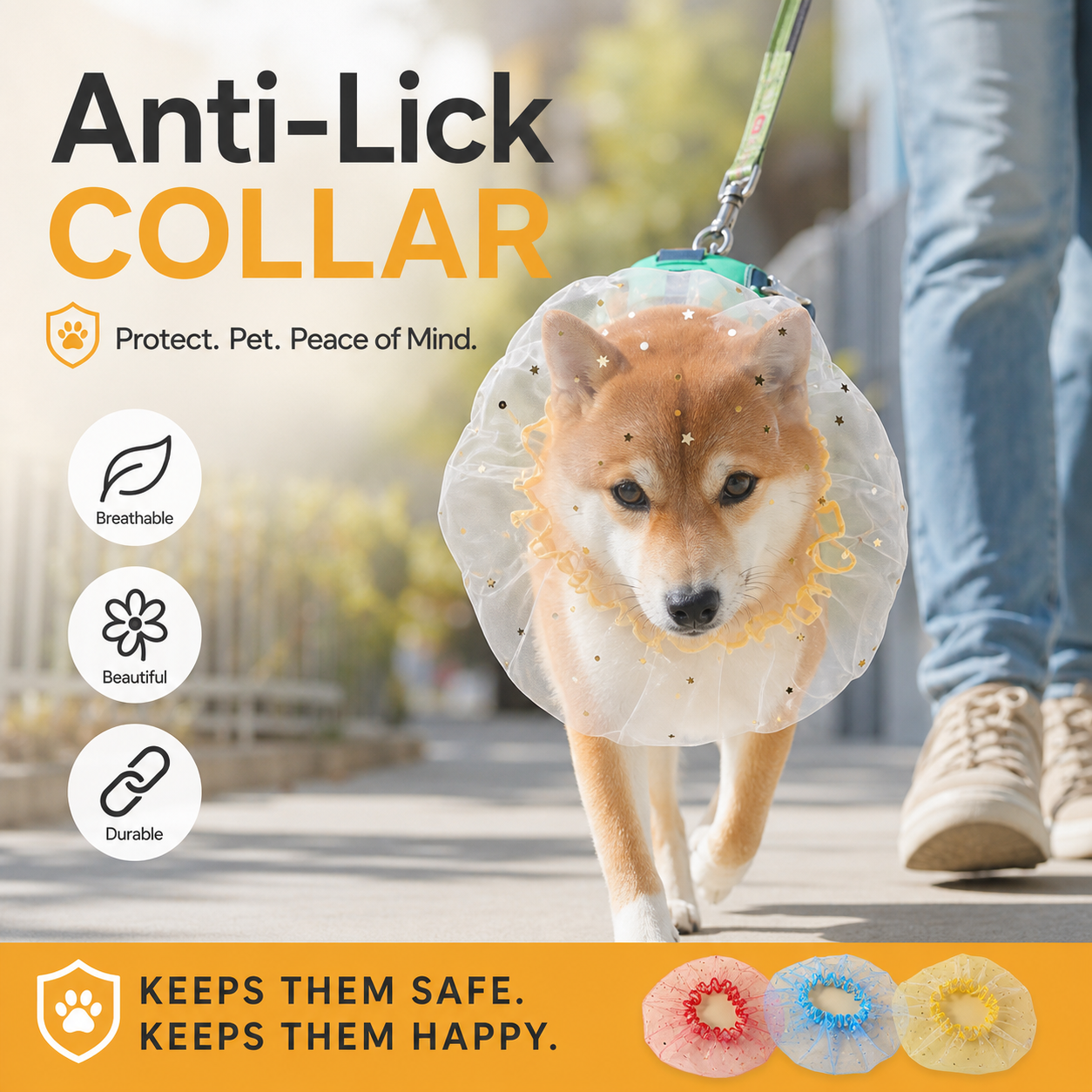 Breathable Mesh Dog Muzzle – Anti-Ingestion Full-Face Guard
