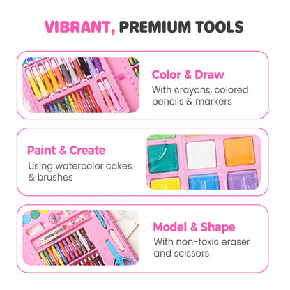 📢📢50  % OFF !!✨Deluxe 6-In-1 Art Creativity Set🎁The Best Present For Kids