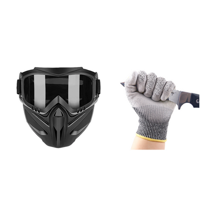 Detachable Full Face Goggle Mask🔥 Customer Favorite🔥