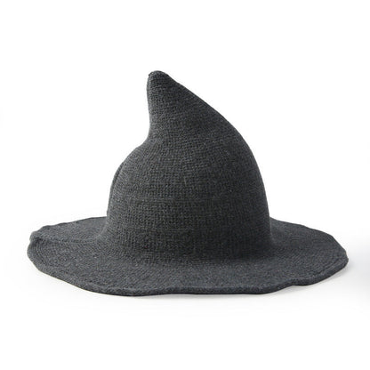 🔥Last Day 49% OFF👻Women Gothic Knitting Black Wizard Hat