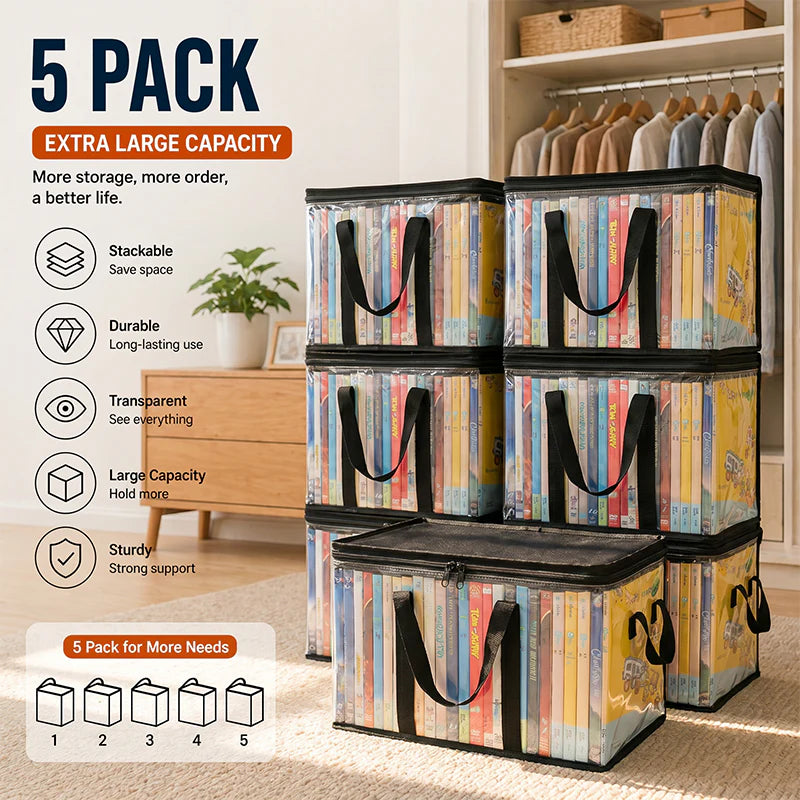 🔥 Limited-Time Offer – 49% Off 📦 Large, Extra-Strong, Transparent Storage Bag made of Thick Plastic for Clothing, Moving, and Storage
