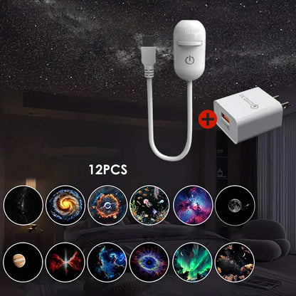 🔭 50% OFF NOW! 🌌 2-in-1 Starry Sky Projector & Night Light – Dual Modes, Interchangeable Films & USB Powered – Calm Nights, Magical Rooms 🛌
