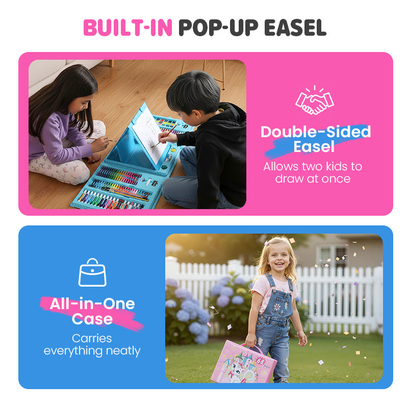 📢📢50  % OFF !!✨Deluxe 6-In-1 Art Creativity Set🎁The Best Present For Kids