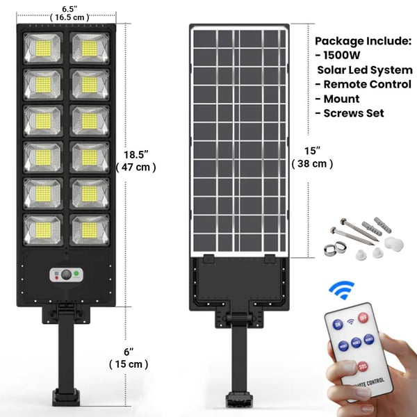 💡 Limited Time Half Price - 1500W Solar LED Lighting System