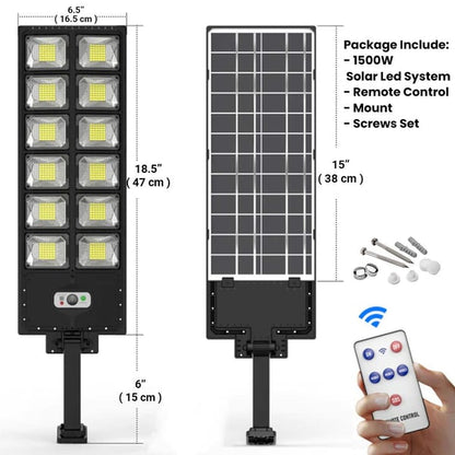 💡 Limited Time Half Price - 1500W Solar LED Lighting System