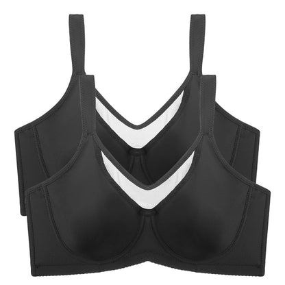 ⏰LAST DAY 65% OFF 💐Women's Elegant Sheer Full Coverage Plus Size Bra, Breathable Mesh Large Size Lingerie, Support Comfort Everyday Bra