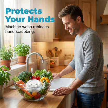 🥬 Fruit & Vegetable Washer – Removes Pesticides & Bacteria, No Chemicals Needed