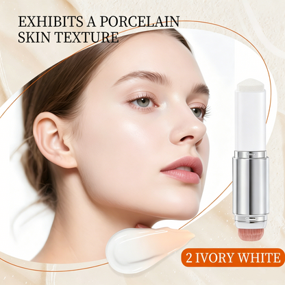 🎉[OFFICIAL PRODUCT] BLANC Cover Cream Stick V / Detachable Brush - Korean Color-Changing Foundation Stick with Collagen Capsules (0.45 oz)