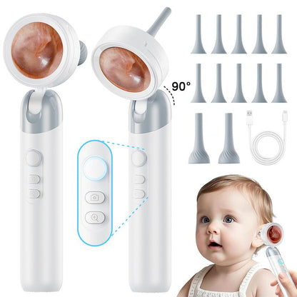 Aspoven Digital Otoscope 2026 – LED, 1.4" IPS Screen, 1080P HD,12 Silicone Tips, USB-C Rechargeable