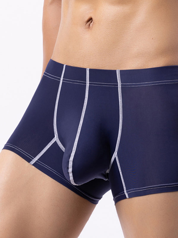 Men's Contrast Trim Swim Shorts