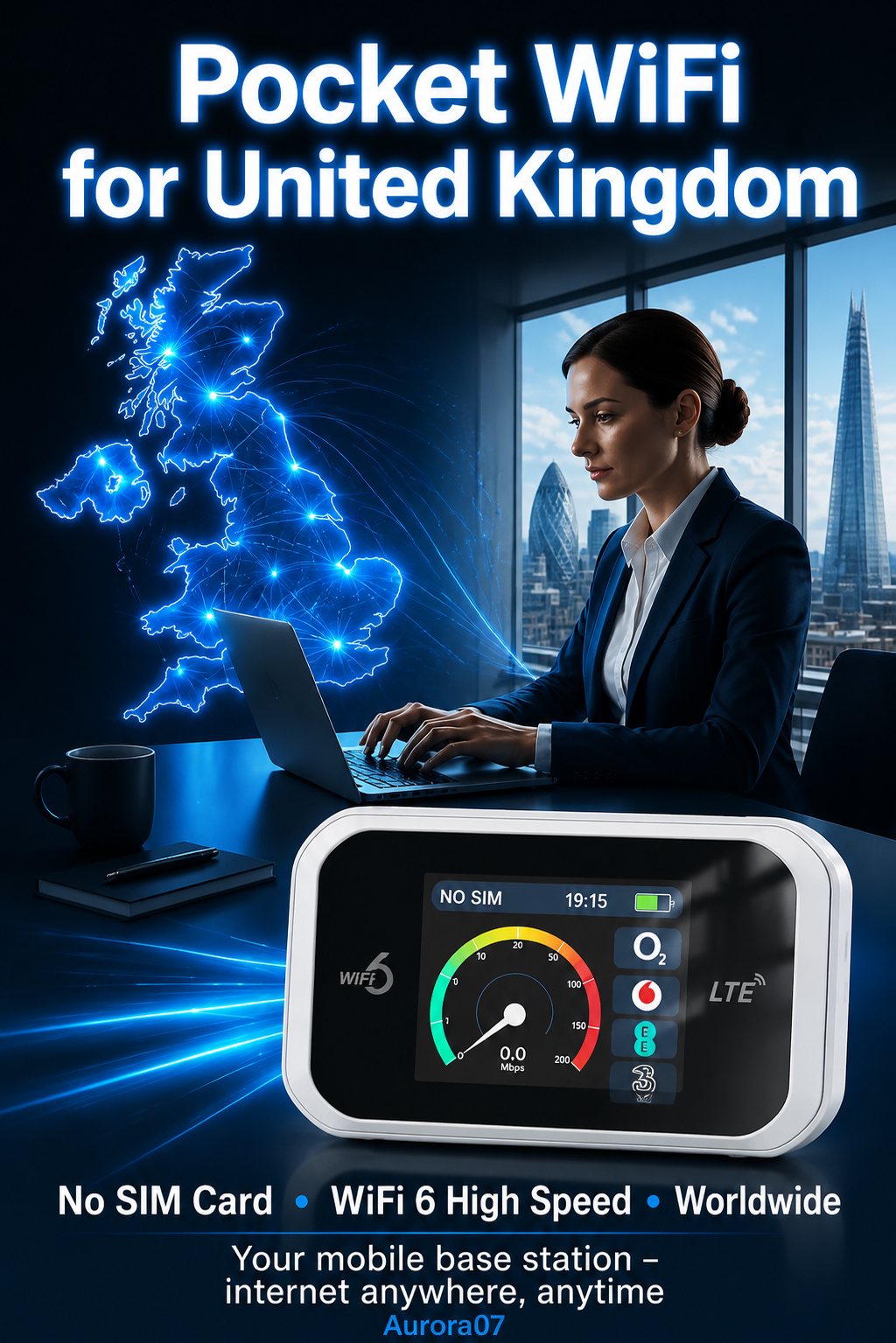 📶Mobile hotspot with full Wi-Fi coverage
