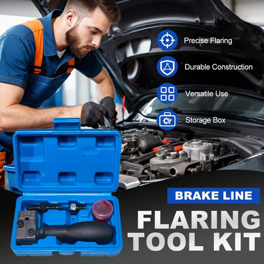 🔧 56% OFF NOW ! ⚡ Universal Automotive Brake Pipe Flaring Tool Kit – Professional Grade, Easy to Use & Durable Construction 🚗