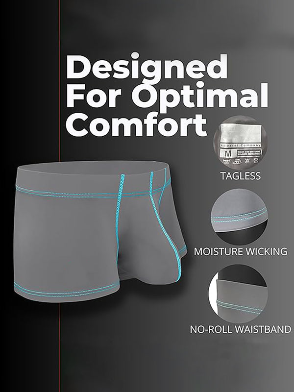 Men's Contrast Trim Swim Shorts