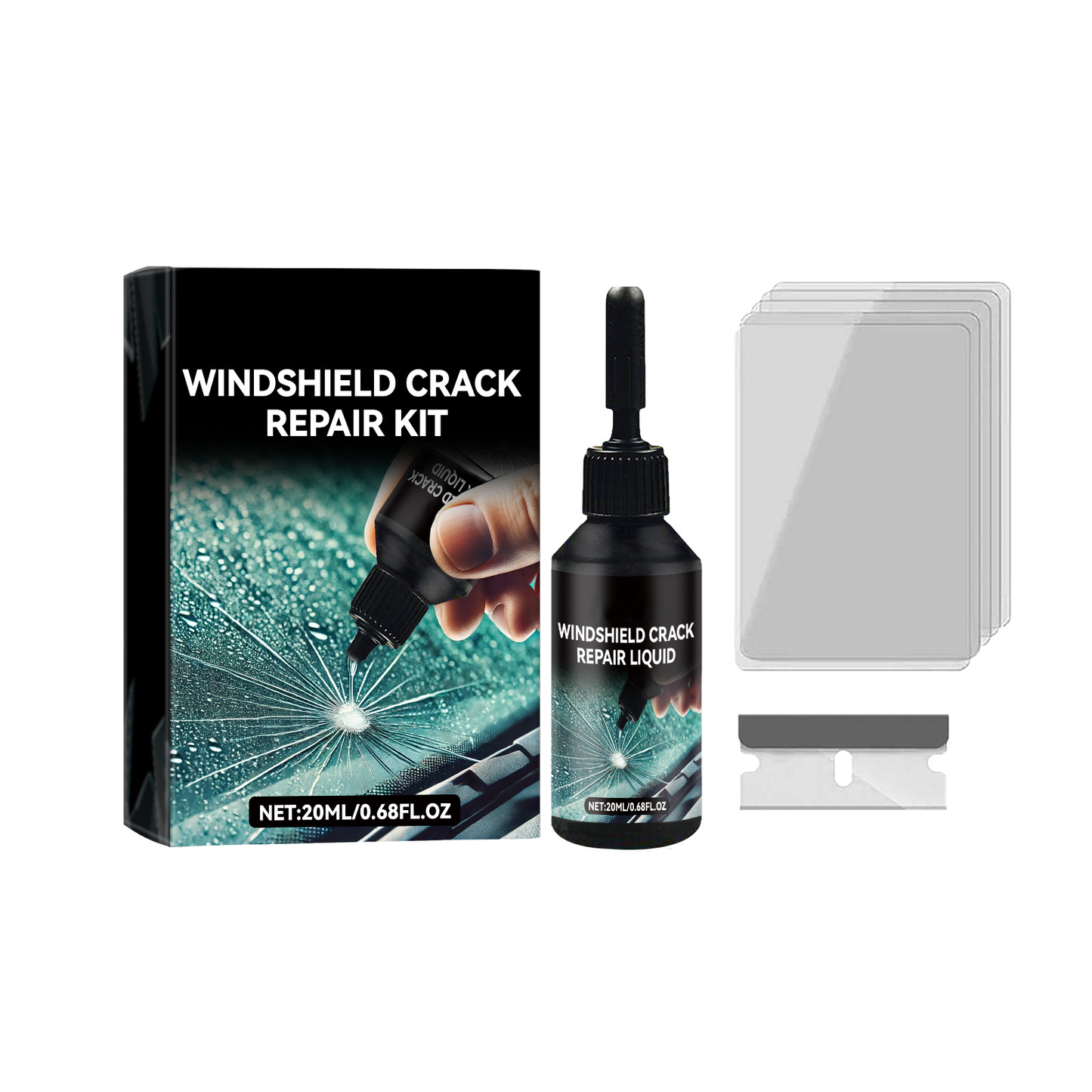 2024 New Car Windshield Crack Repair Fluid